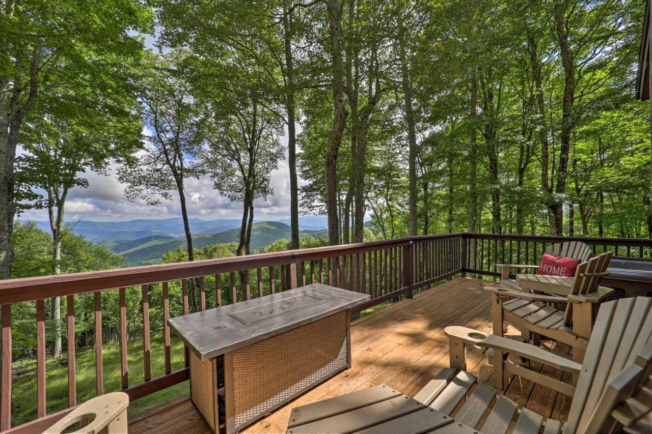 Beech Mountain Cabin Retreat With Hot Tub And Views! Buitenkant foto