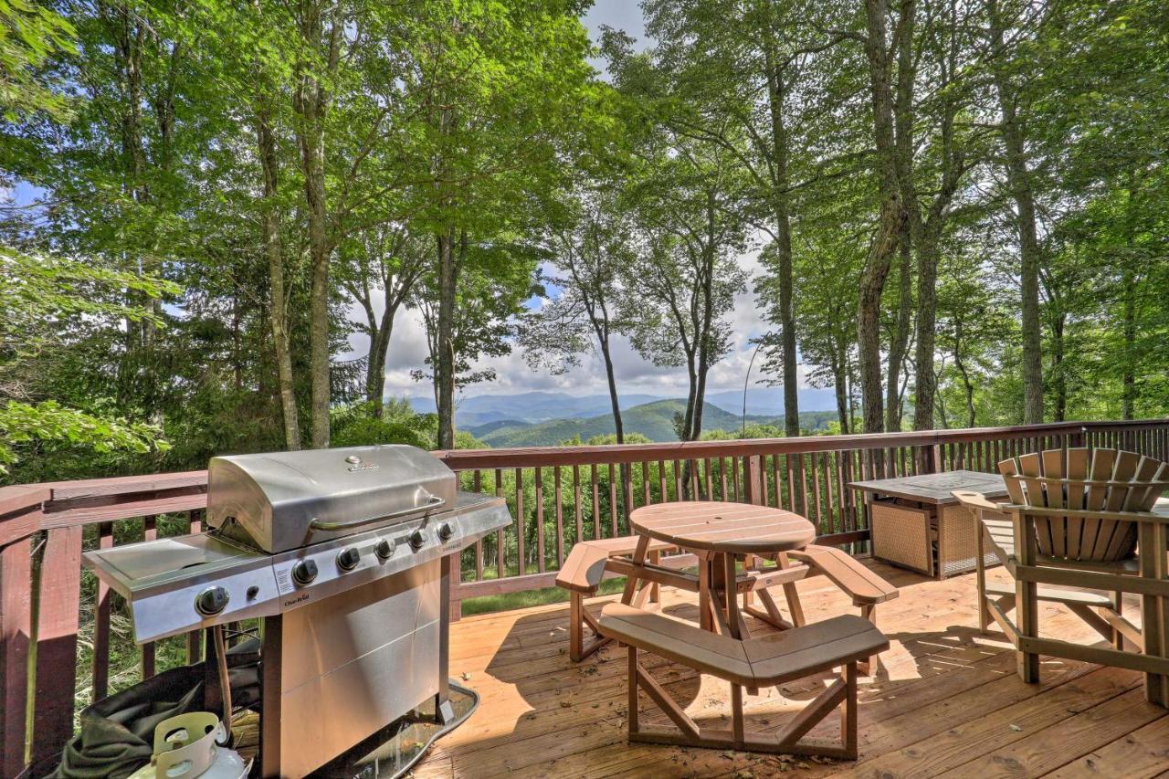 Beech Mountain Cabin Retreat With Hot Tub And Views! Buitenkant foto